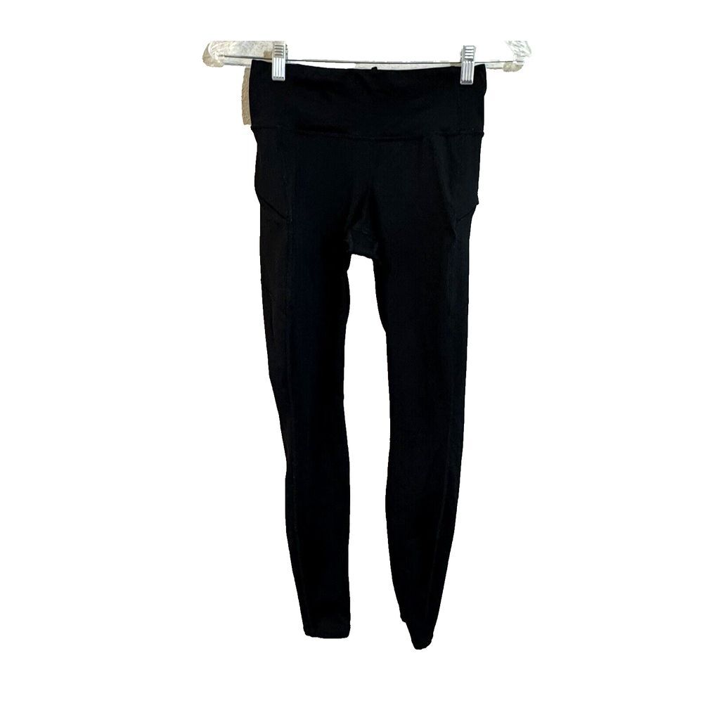Athleta Black Pocket 7/8 Tight Leggings Womens Size XS
